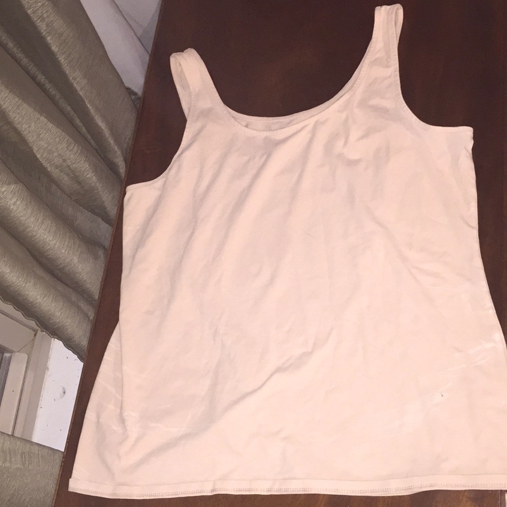 Taupe/cream colored J Jill tank top